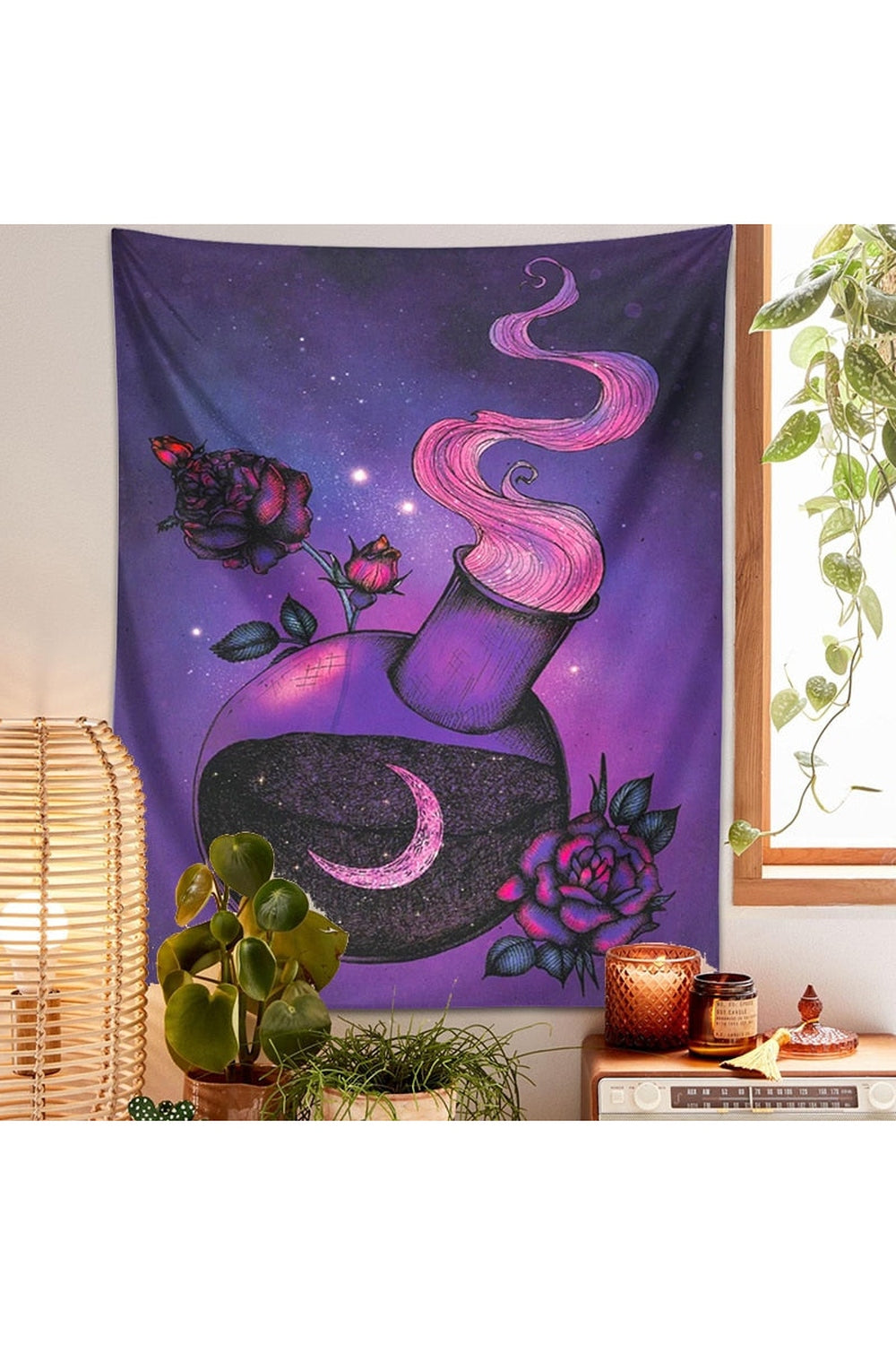Trippy Rose Magic Wand carpet | Bowlift