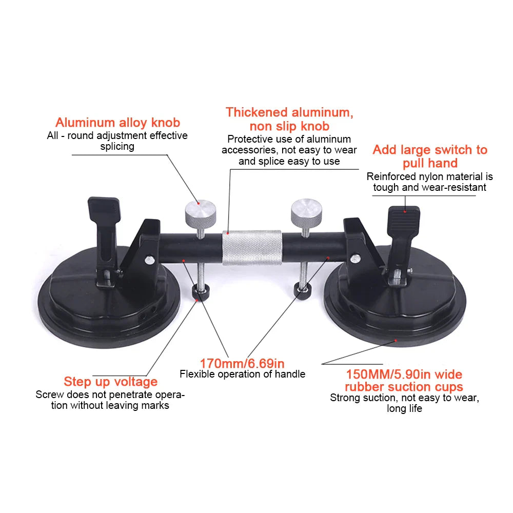 Granite Installation AdjustaBowlifte Vacuum Suction Cups | Bowlift