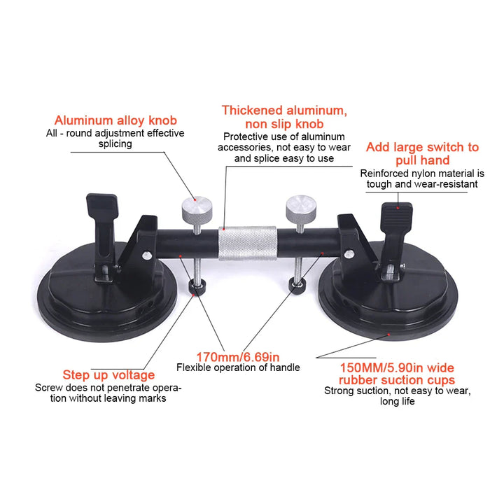Granite Installation AdjustaBowlifte Vacuum Suction Cups | Bowlift