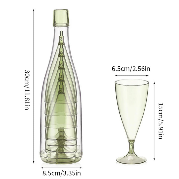 BowLift | Portable Travel Wine Glass Bottle Set
