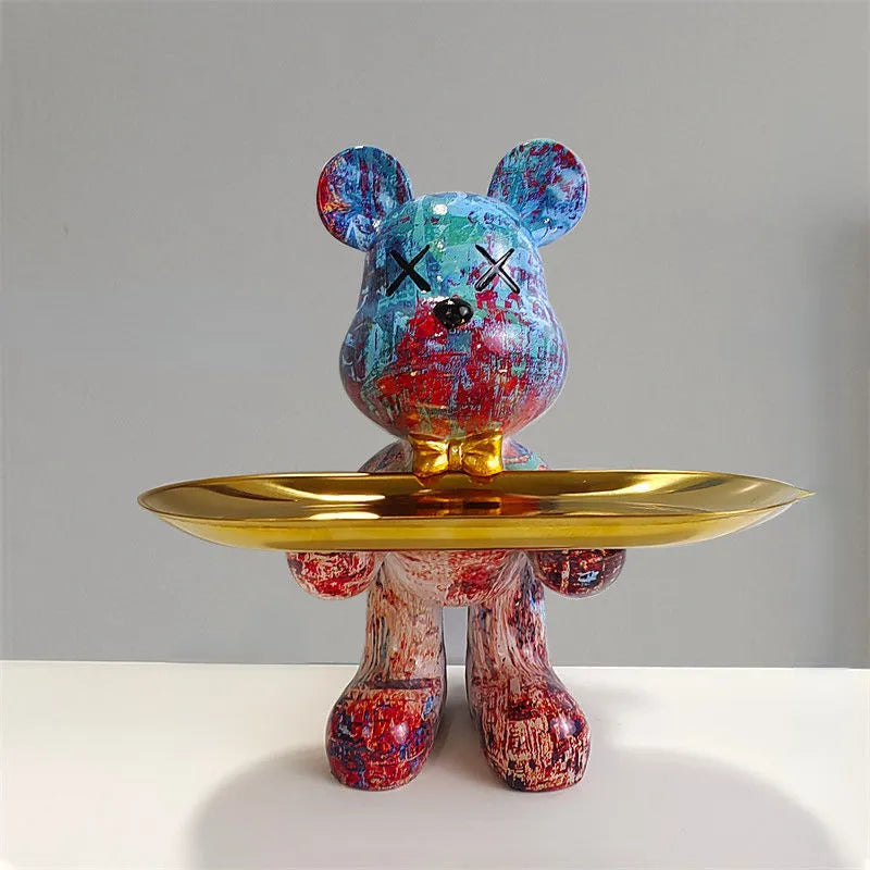 BearArt - Elegant Sculpture for Interior Decoration Bowlift