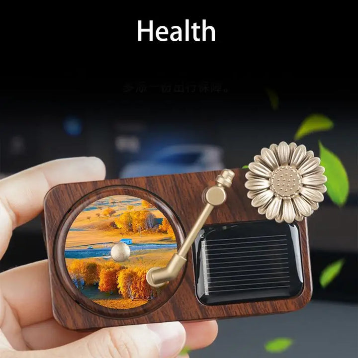 BowLift | Rotating Solar Retro Record Player Car Air Fresheners