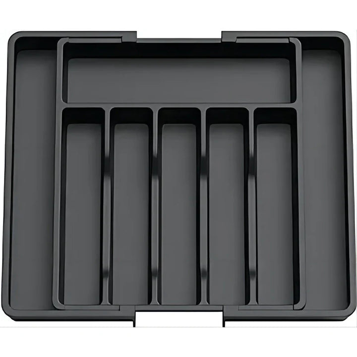 BowLift | Modulora Cutlery Drawer Insert | Expandable Cutlery Organizer | Adjustable Storage System Made of PP | 38×35 cm