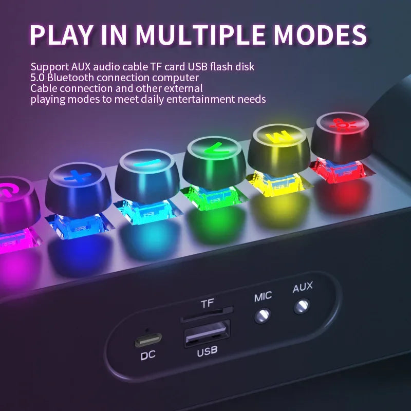BowLift | Mechanical Wireless Colorful RGB Speaker