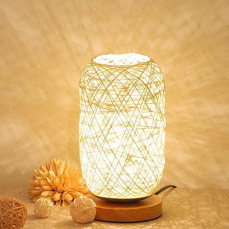 BowLift | WoodLuxe - Rattan-Inspired Table Light
