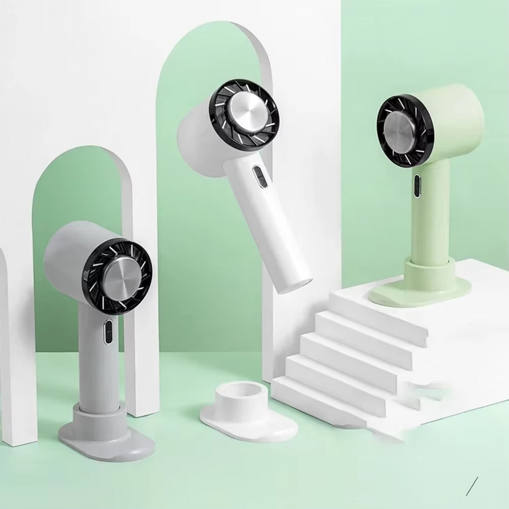 BowLift | Portable Rechargeable Camping Fan with 2200mAh Battery and 3 Speed Settings