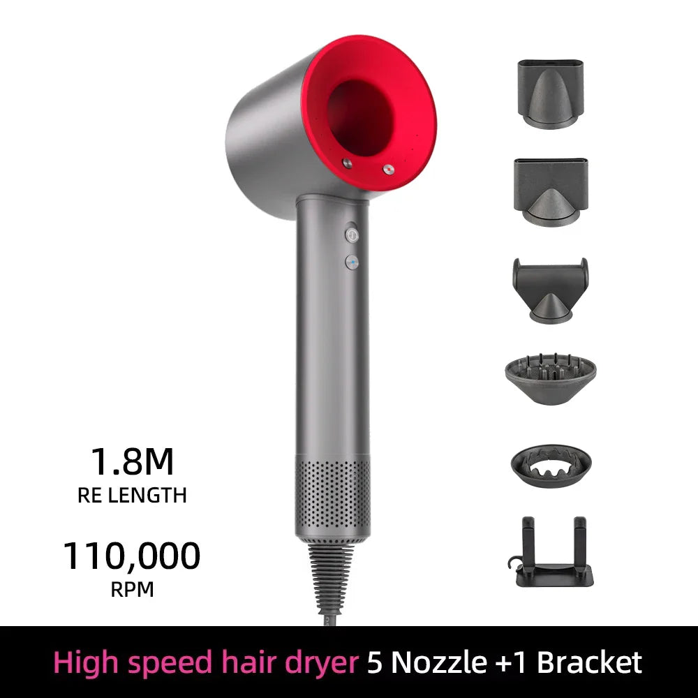 BowLift | Ion Hair Dryer | 200 Million Negative Ions | Intelligent Temperature Control | 110,000 RPM