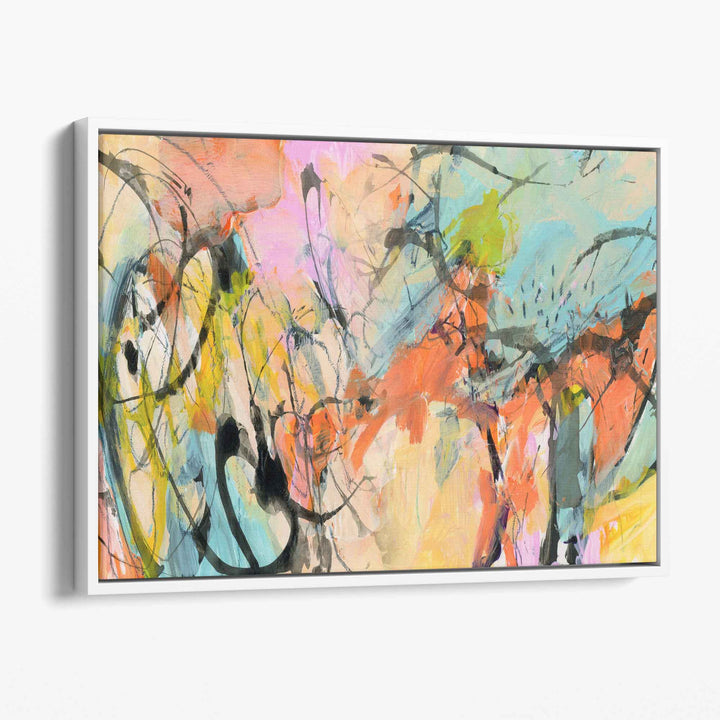 Abstract Graffiti Wall Art Prints Canvas Print | Bowlift
