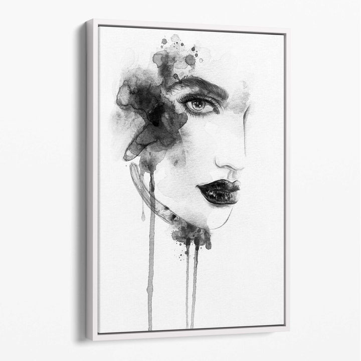 Black & White Fashion Illustrations Canvas No. 1 | Bowlift