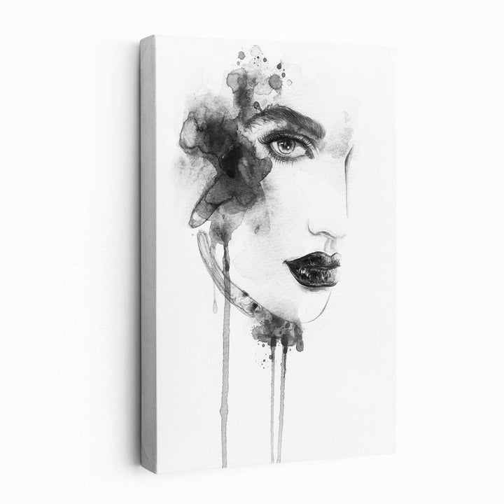 Black & White Fashion Illustrations Canvas No. 1 | Bowlift