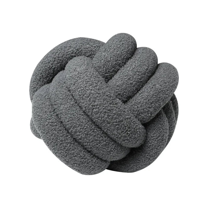 Boucle Rope Knot Ball Cushion | Bowlift
