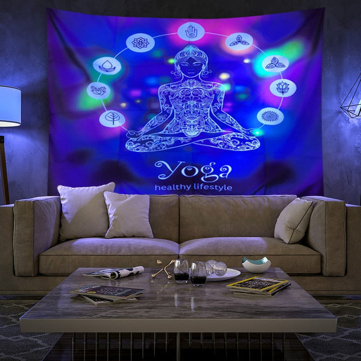 BowLift | Colorful Glowing Luminous Tapestry