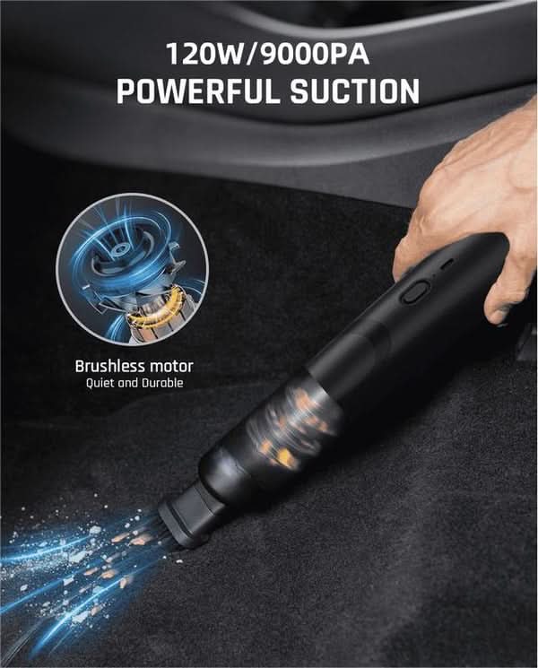 BowLift | Cordless Handheld Vacuum Cleaner for Effortless Car & Household Cleaning