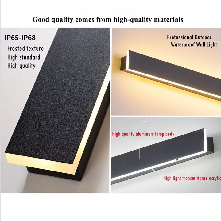 BowLift | Elegant Outdoor Waterproof LED Wall Light