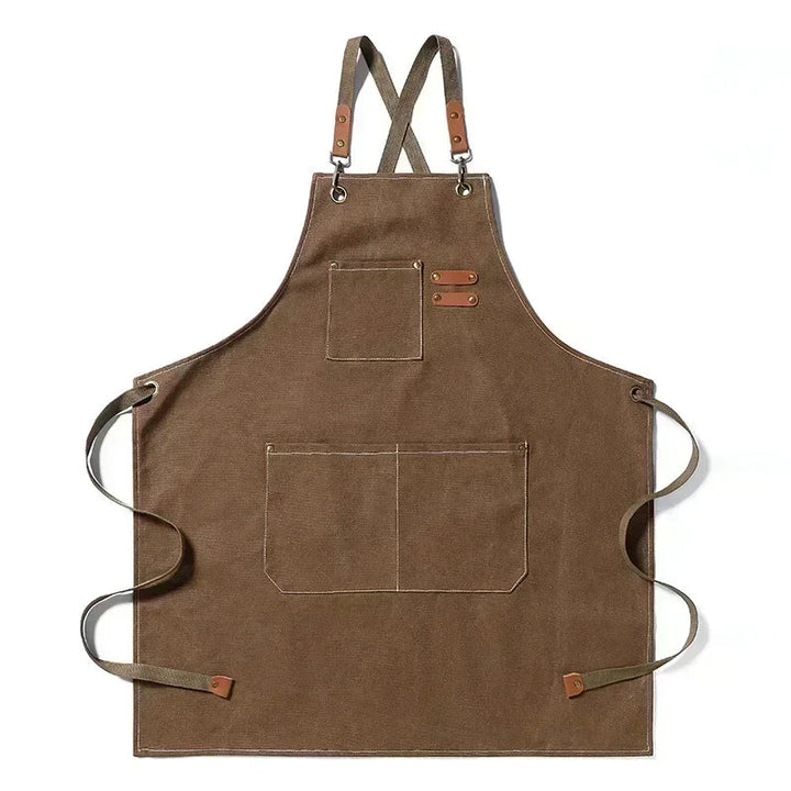 Canvas apron with pockets, adjustable, Unisex | Bowlift