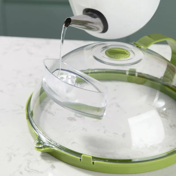 BowLift | Microwave Splatter Cover With Water Steamer