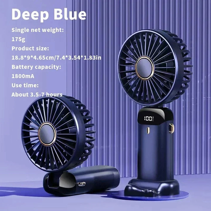 Portable Electric Fan and Mini Air Conditioner – Rechargeable Neck Fans for Home, USB and Handheld | Bowlift