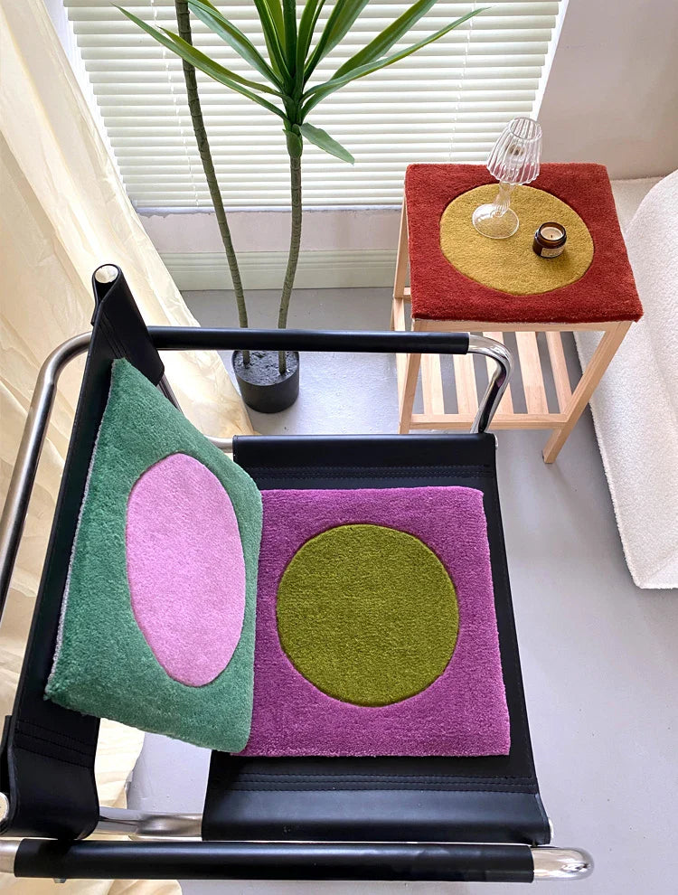 Dot in Square Block Rug | Bowlift
