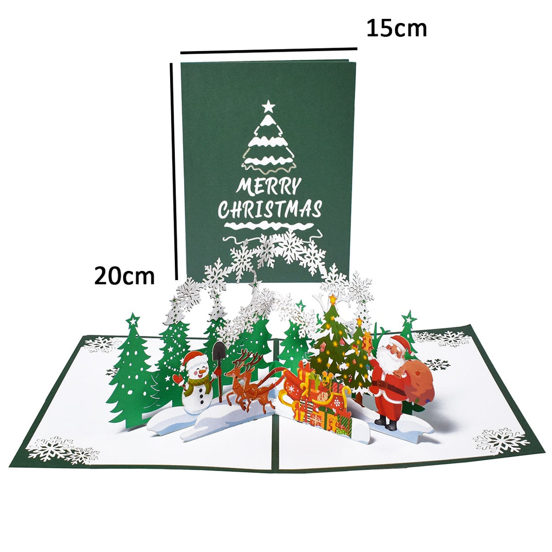BowLift | 3D Pop-Up Cheerful Christmas Gift Cards