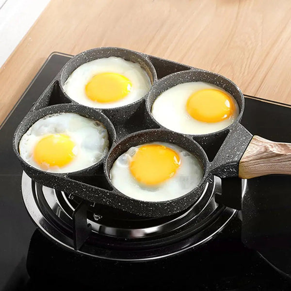 QuickCook - Frying pan with more sections and transparent handle Bowlift