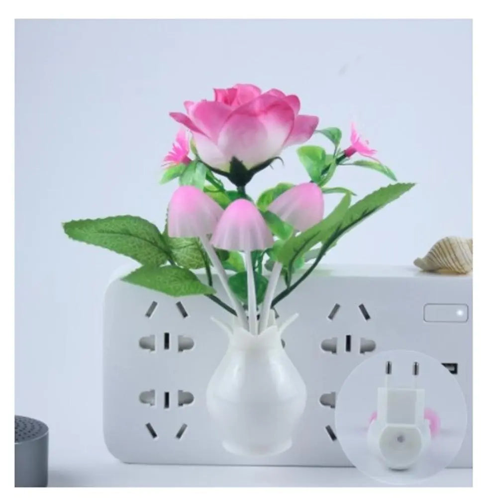Mini Flower Vase Smart Light Sensor Night Lamp | Bowlift