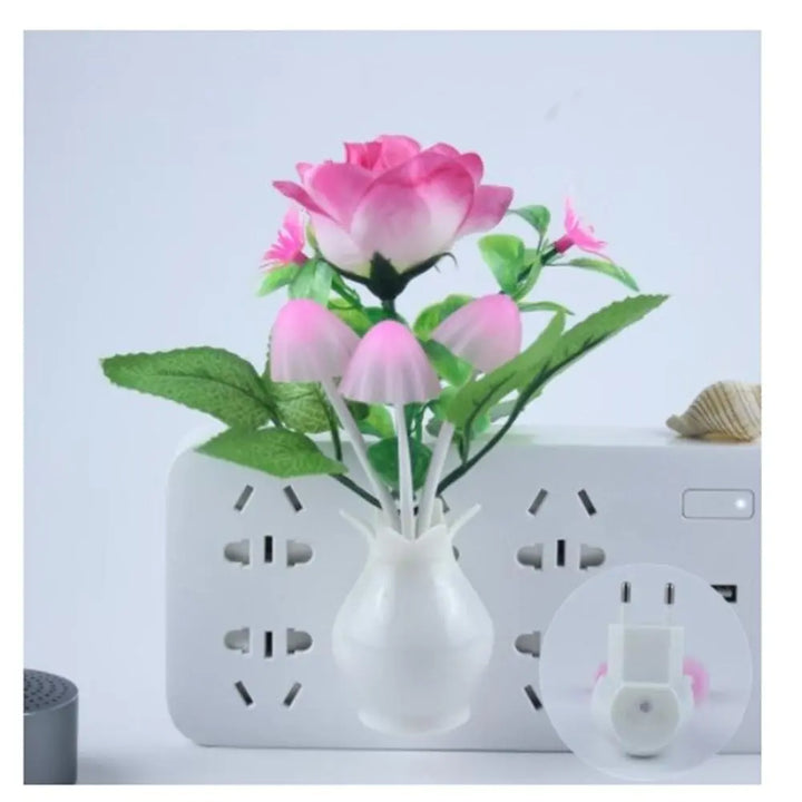 Mini Flower Vase Smart Light Sensor Night Lamp | Bowlift