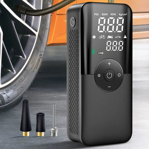 BowLift | Portable tire pump with digital display Quick and accurate tire inflation