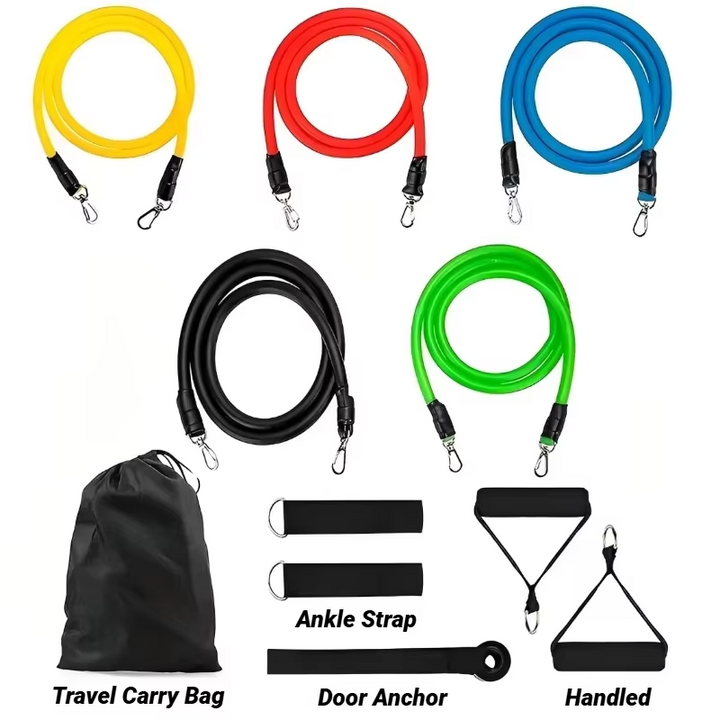 BowLift | Complete Resistance Band Fitness Set with Handles and Ankle Straps