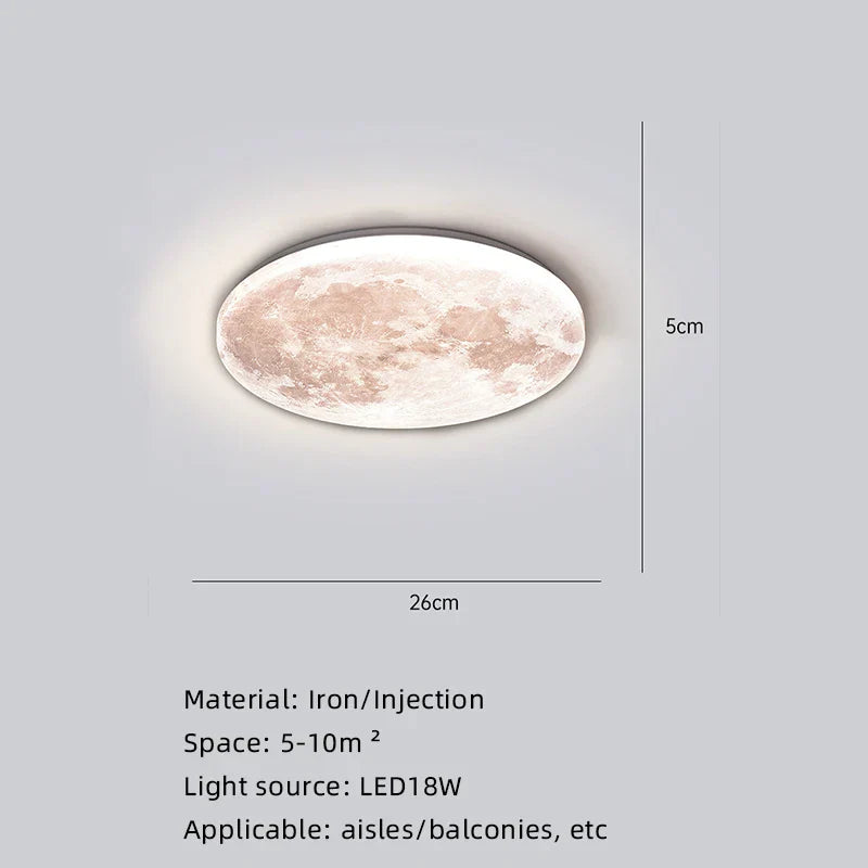 Moon Surface Artistic Modern Ceiling Lamp | Bowlift
