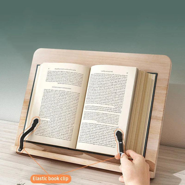 BowLift | NaturalEase - Wooden Tablet Holder