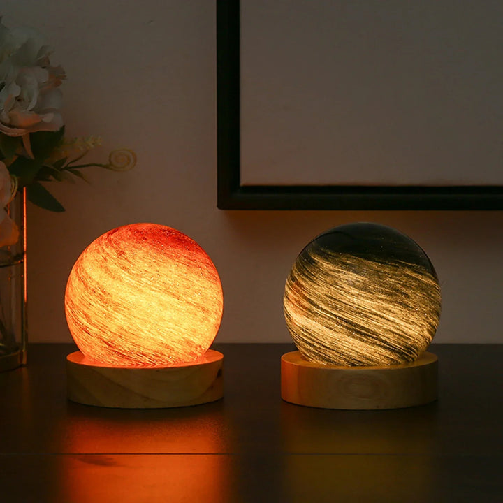 3D Crystal Planets Atmosphere Night Lamp | Bowlift