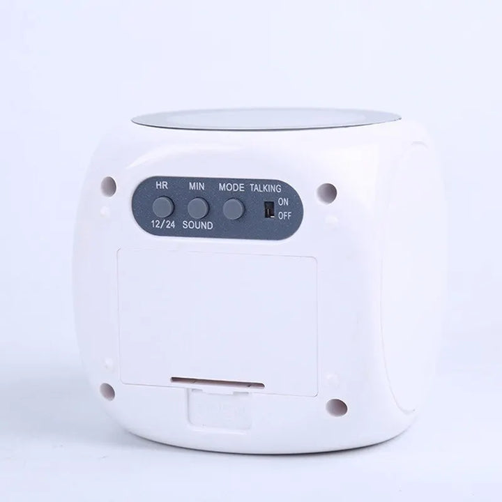Digital projection clock with alarm, snooze function and room temperature display – Perfect for bedroom and office | Bowlift