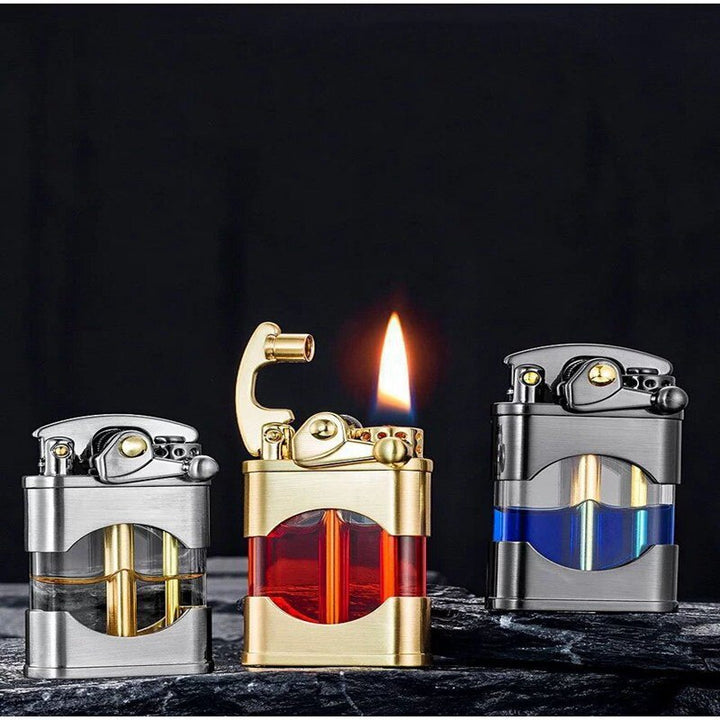 Elegant Retro Slim Metal Lighter | Bowlift