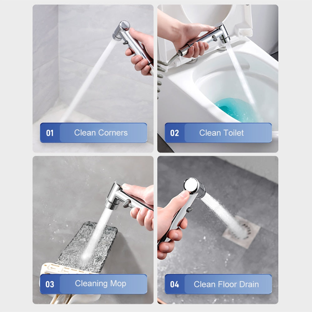 BowLift | Bathroom Fresh Wall Mounted Faucet Spray Set
