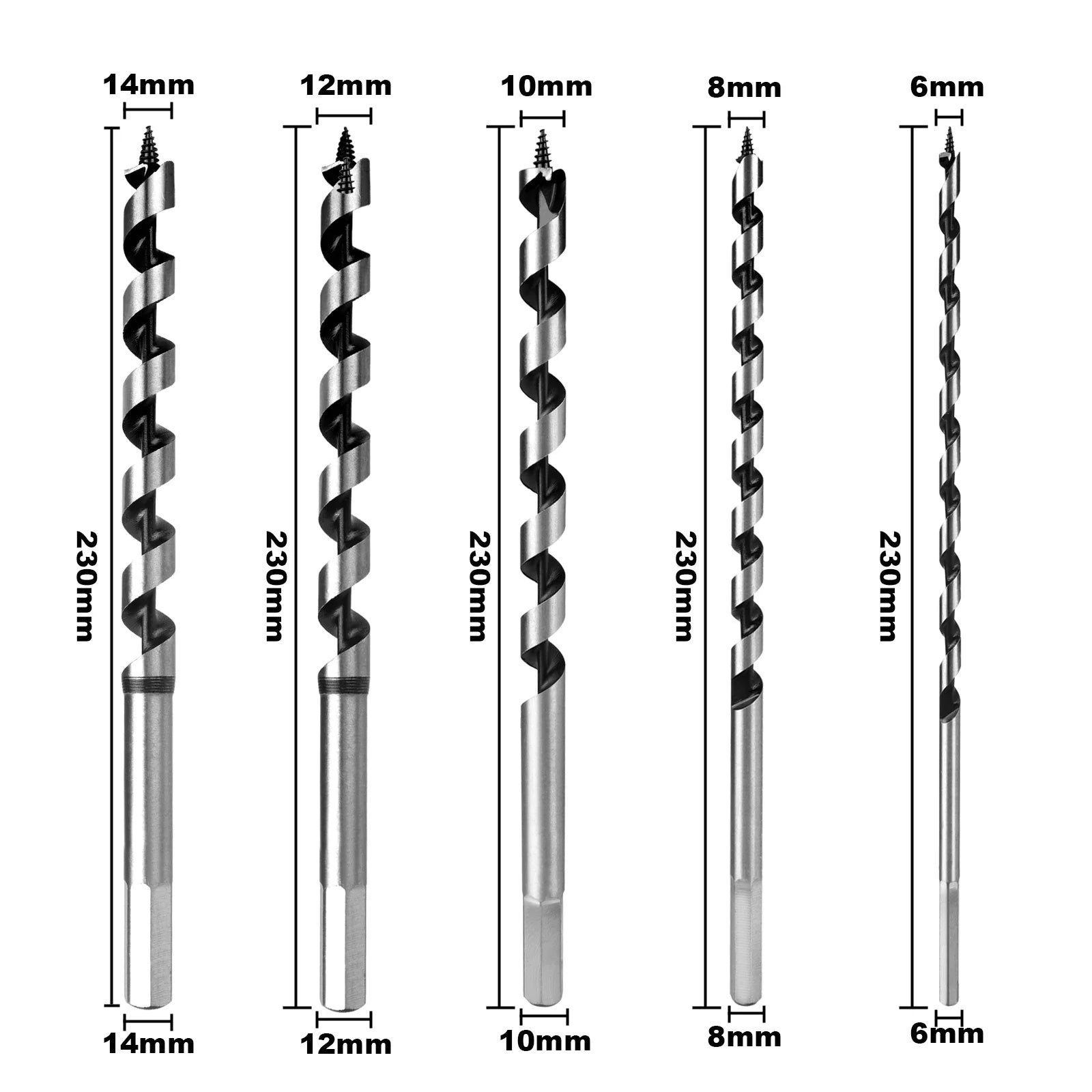 BowLift | Extended Hex Shank Wood Drill Bit