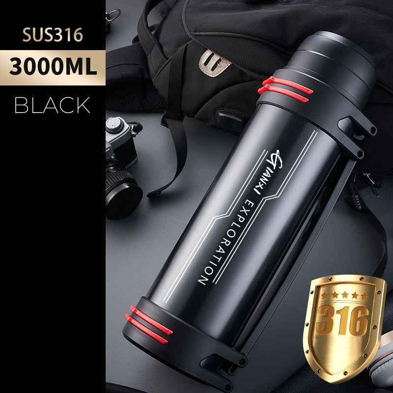 Giant Drink Stainless Steel Thermos Bottle | Bowlift