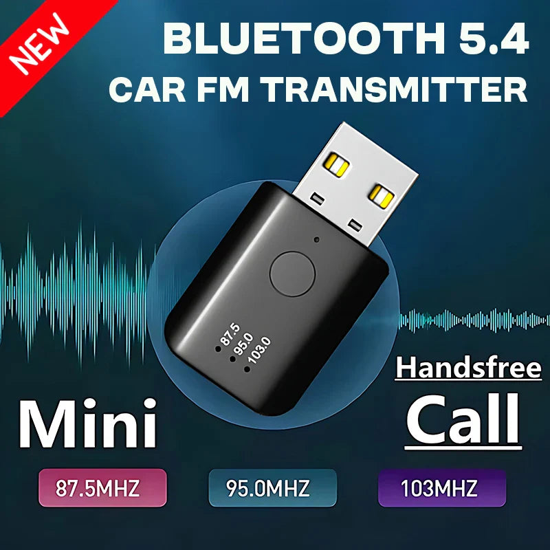 BowLift | Car USB Bluetooth 5.4 Transmitter Receiver