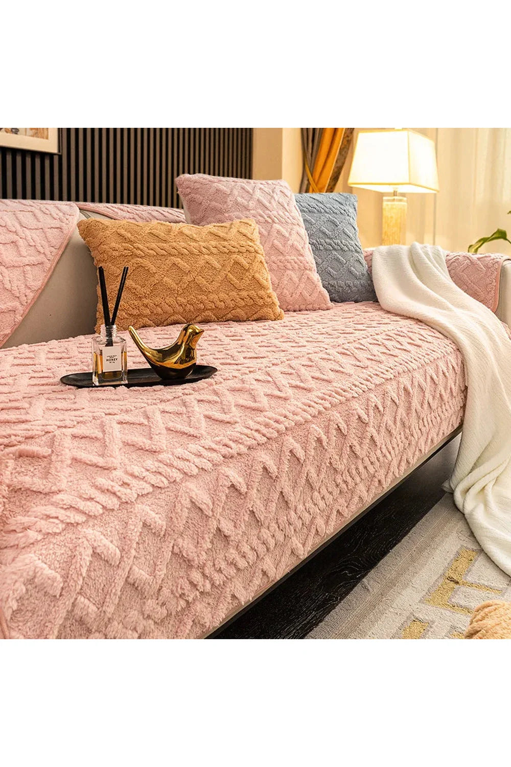Plush living room blanket | Bowlift