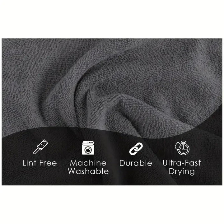 CleanPro 5 Piece Set Microfiber Cleaning Cloths Bowlift