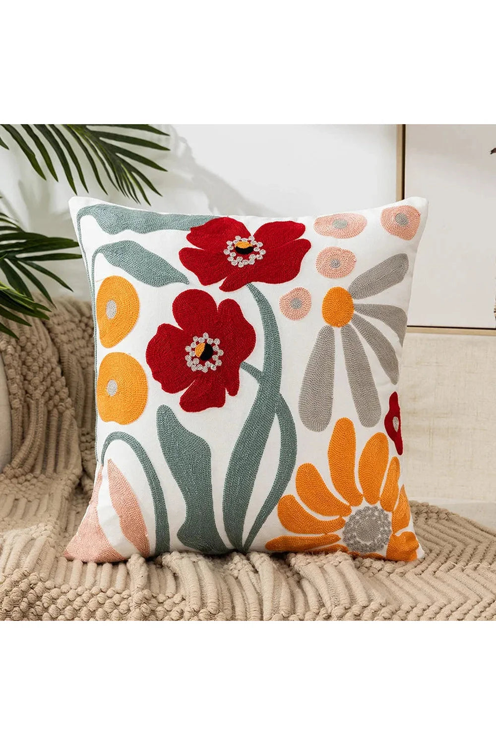 embroidered cushion cover | Bowlift