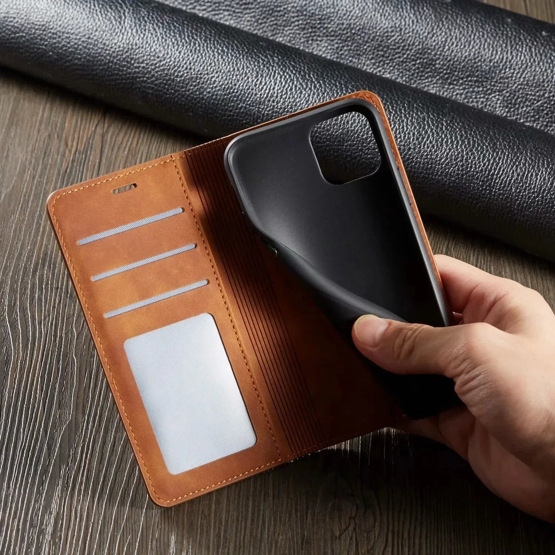 BowLift | Magnetic Leather iPhone Case – Stylish Protection with Quality