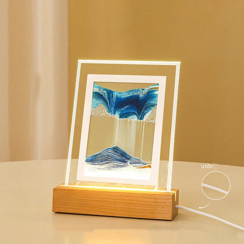 BowLift | Sand Art LED Quicksand Artistic Table Lamp