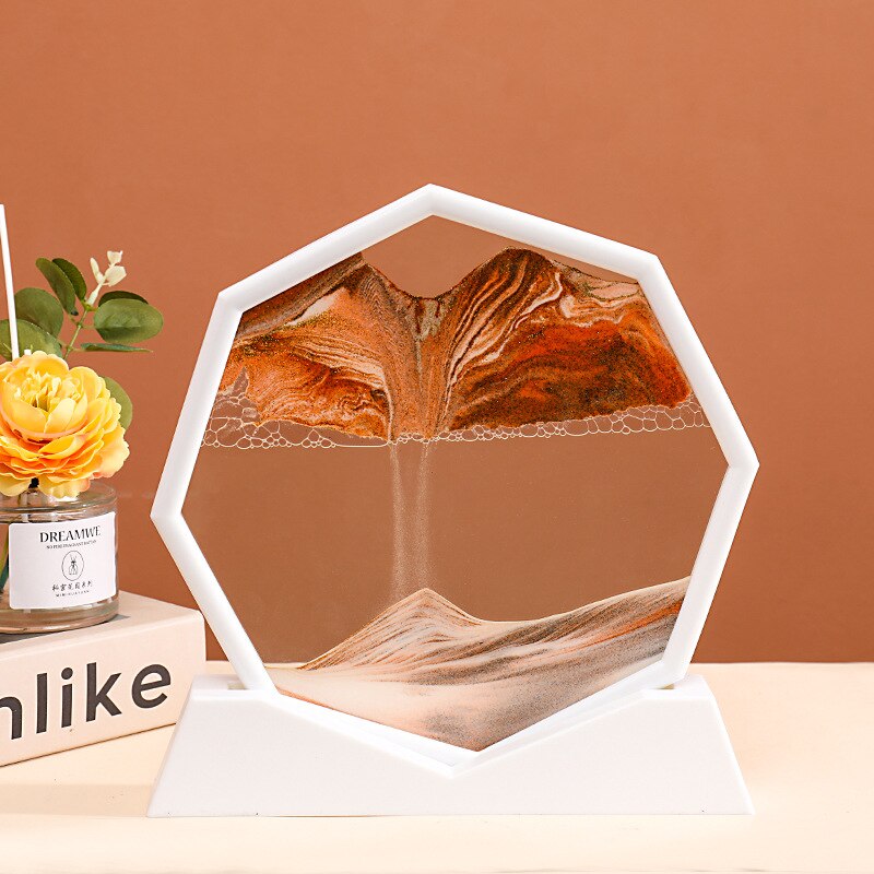 BowLift | Deep Sea Flowing Hexagon Sand Decor