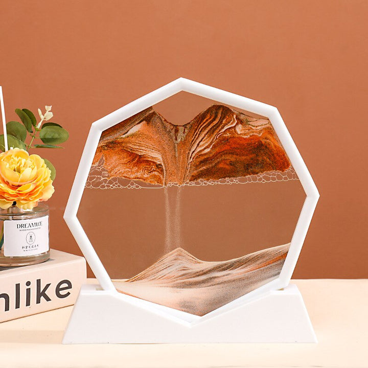 BowLift | Deep Sea Flowing Hexagon Sand Decor