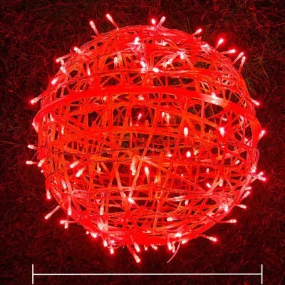 LED Rattan Ball String Lights – Decorative Outdoor Lighting for Gardens and Parties | Bowlift
