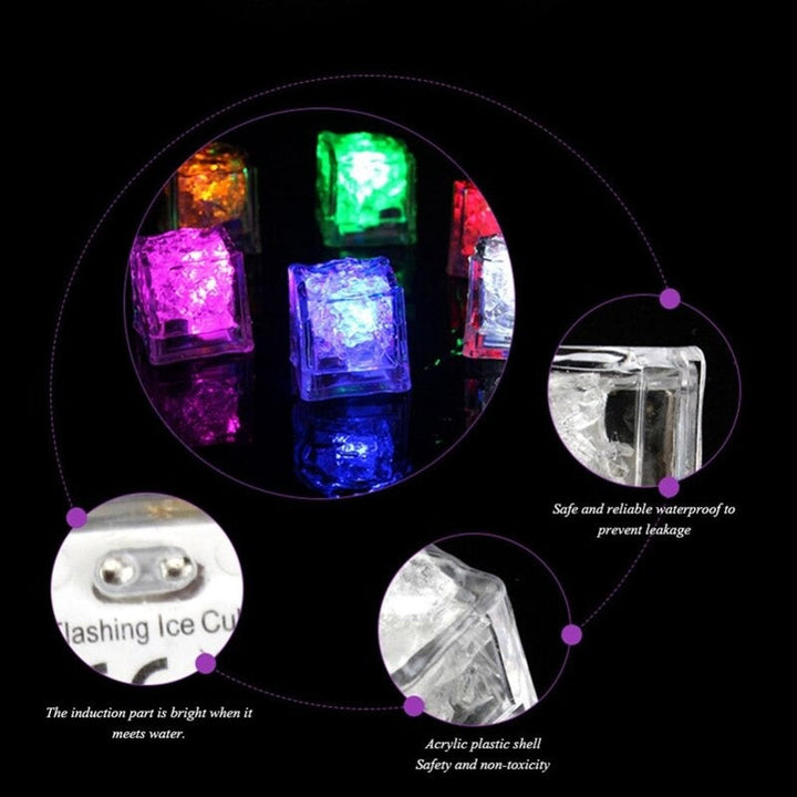 Colorful Water-Activated LED Ice Cubes | Bowlift