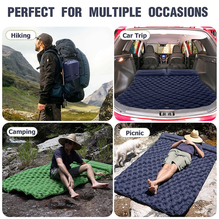 Portable Inflatable Built-in Pillow Nature Nest Camping Bed | Bowlift