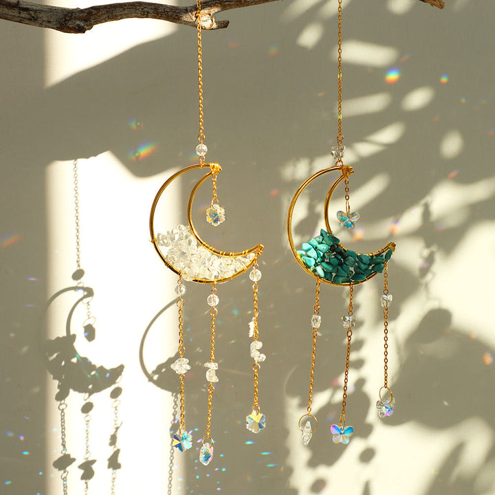 BowLift | Crystal Sun Catcher Moon Decor