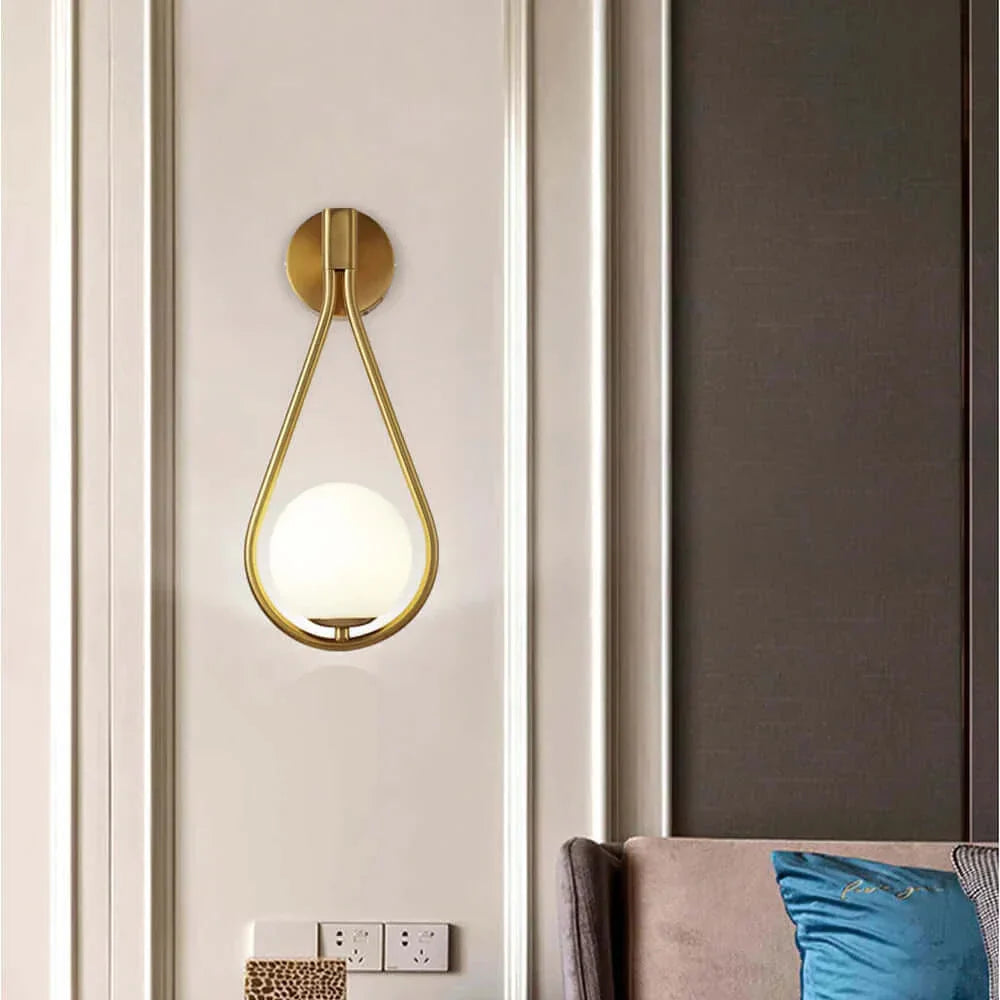 BowLift | Drop Luxury Glass Balls Wall Lamp