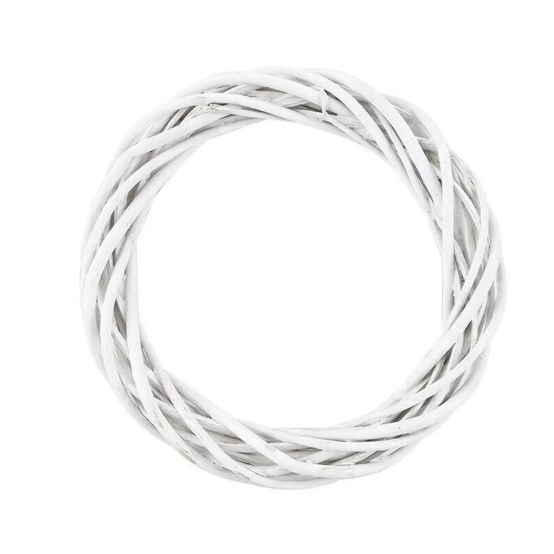 BowLift | WhiteWonder | Luxury Rattan Wreath for Christmas